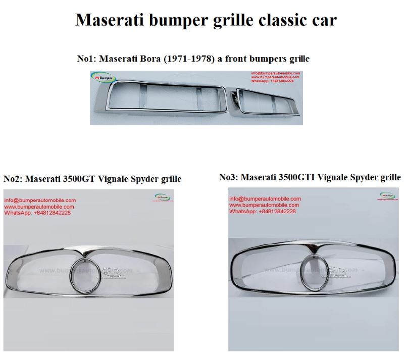 1-700-Maserati-bumper-grille-classic-car